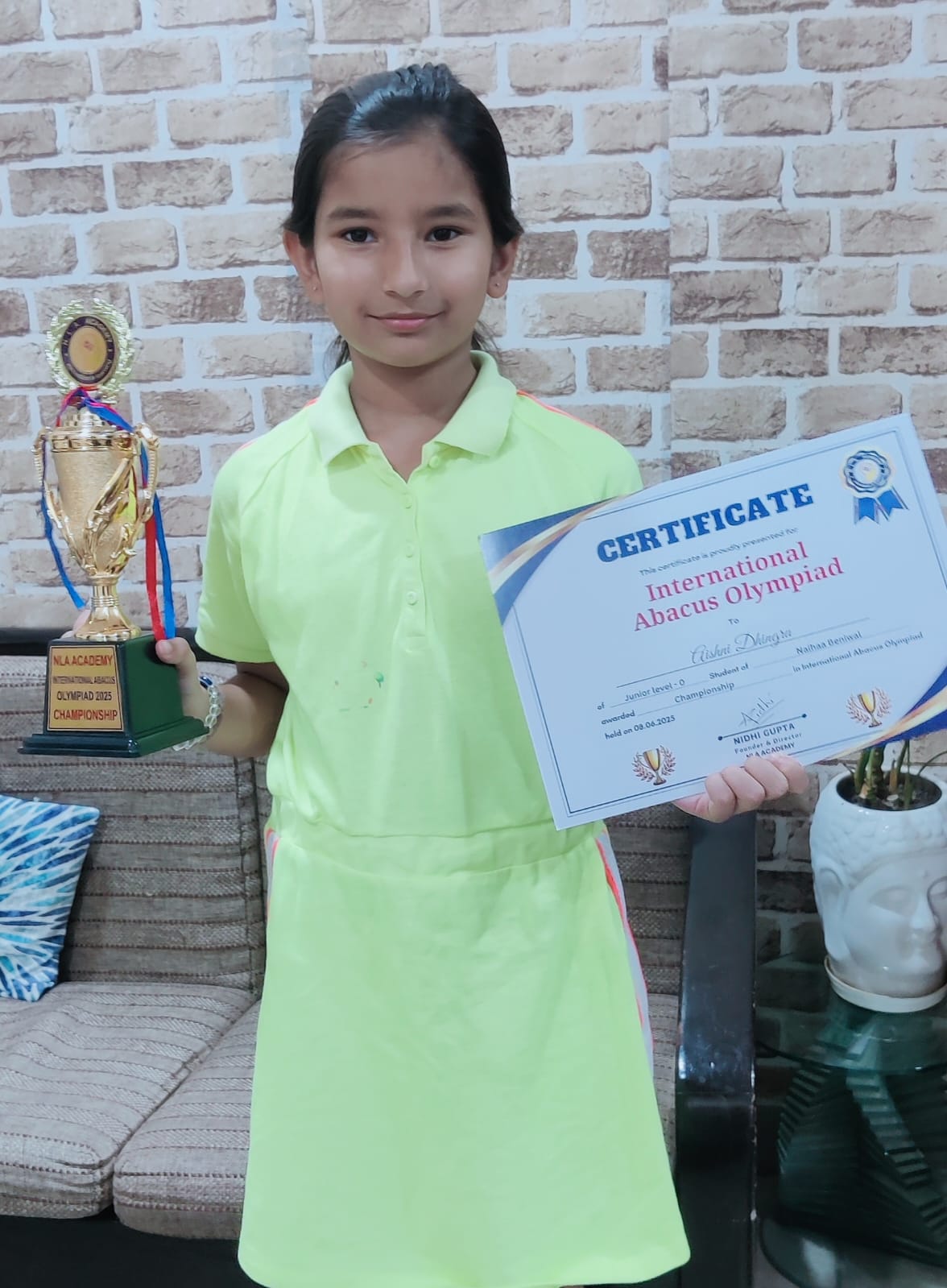 Abacus Olympiad Champion
